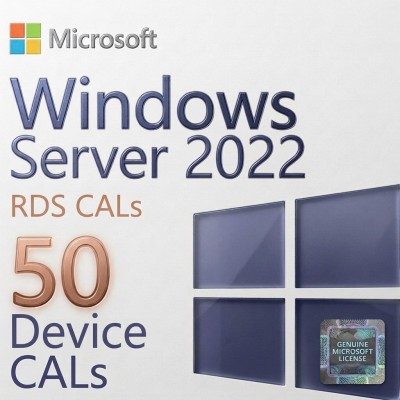Compre Windows Server 2022 RDS 50 CAL de dispositivo