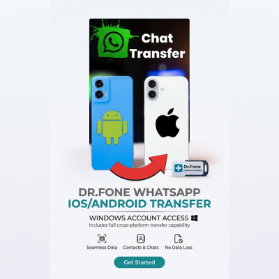 Dr.Fone WhatsApp IOS ANDROID Transfer WINDOWS аккаунт