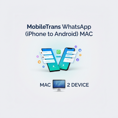 MobileTrans WhatsApp (iPhoneAndroid) MAC 2 DEVICE