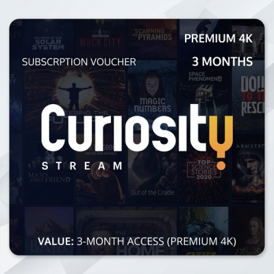 CuriosityStream Premium 4K Подписка на 3 месяца