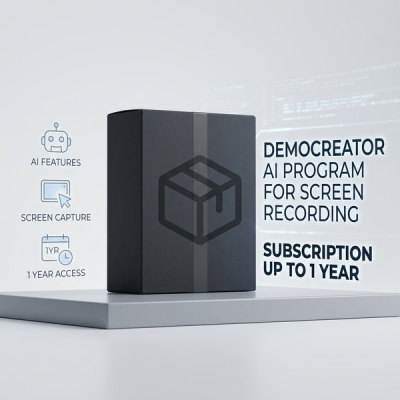 DEMOCREATOR AI программа для записи экрана подписка до 1 года