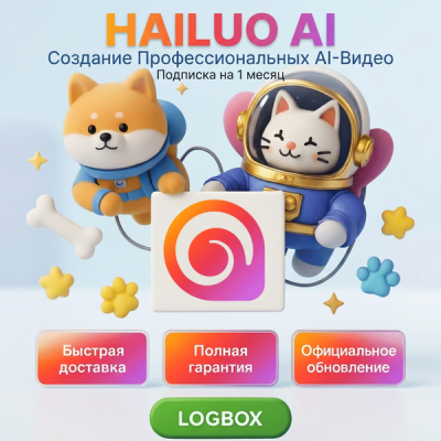 Hailuo AI – Создание Профессиональных AI-Видео, подписка на 1 месяц