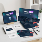 100+ React Infographics (PDF и PNG)