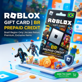 Подарочная карта Roblox для региона Бразилия (BR) - цифровой код