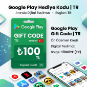 Google Play Gift Code (Турция) — официальный цифровой код