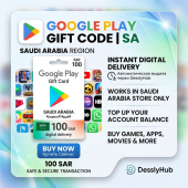 Google Play Gift Code (Саудовская Аравия) — официальный цифровой код