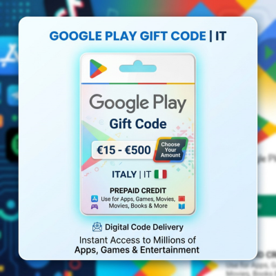 Google Play Gift Code (Италия) — официальный цифровой код