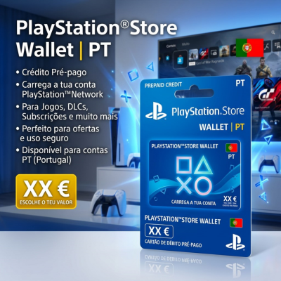 Пополнение PlayStation Store Wallet | PT (Португалия) | АВТОВЫДАЧА