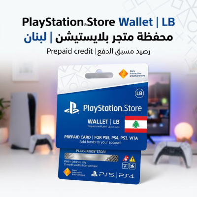 Пополнение PlayStation Store Wallet | LB (Ливан) | Автоматическая выдача