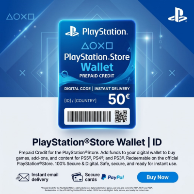 Пополнение PlayStation Store Wallet | ID (Индонезия) | АВТОВЫДАЧА