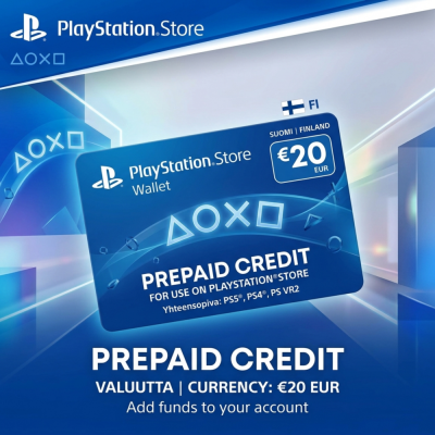 Пополнение кошелька PlayStation Store Wallet для региона Финляндия (FI)