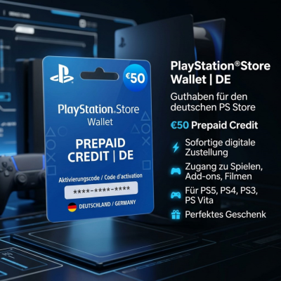 Пополнение PlayStation Store Wallet | DE (Германия) | АВТОВЫДАЧА