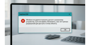 Ошибка "Windows не удается получить доступ к указанному устройству или файлу"