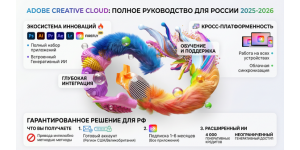 Adobe Creative Cloud в 2025-2026 году: Полное руководство для пользователей из России
